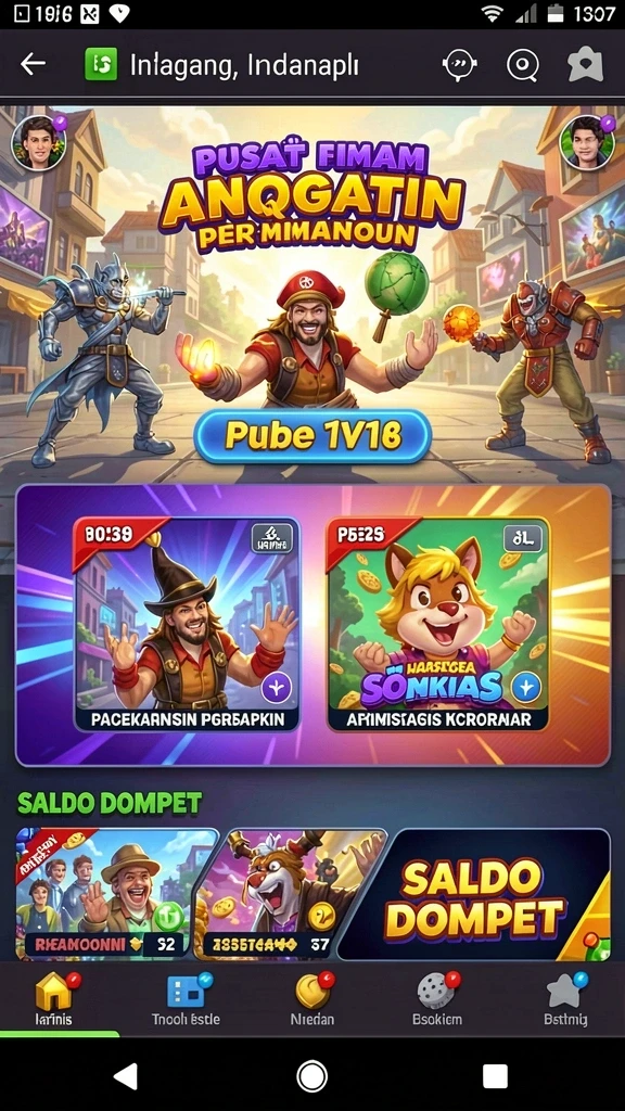 Momen mendebarkan saat melewati rintangan di level menengah.