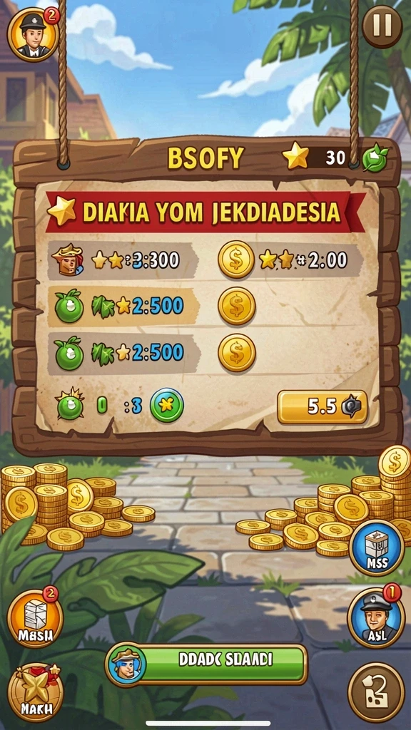 Screenshot dari mode permainan yang seru.
