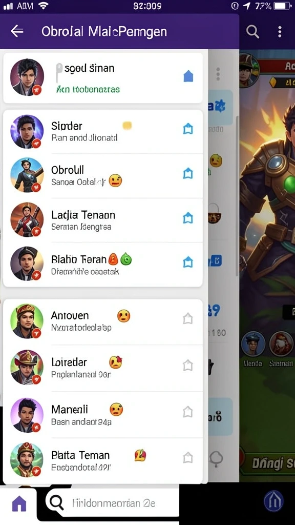 Gameplay yang seru dan menantang di setiap level.