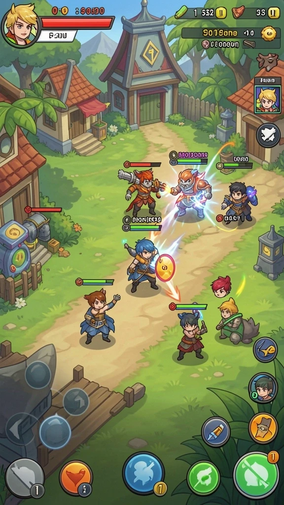 Bergabung dengan pemain lain dalam mode multiplayer.