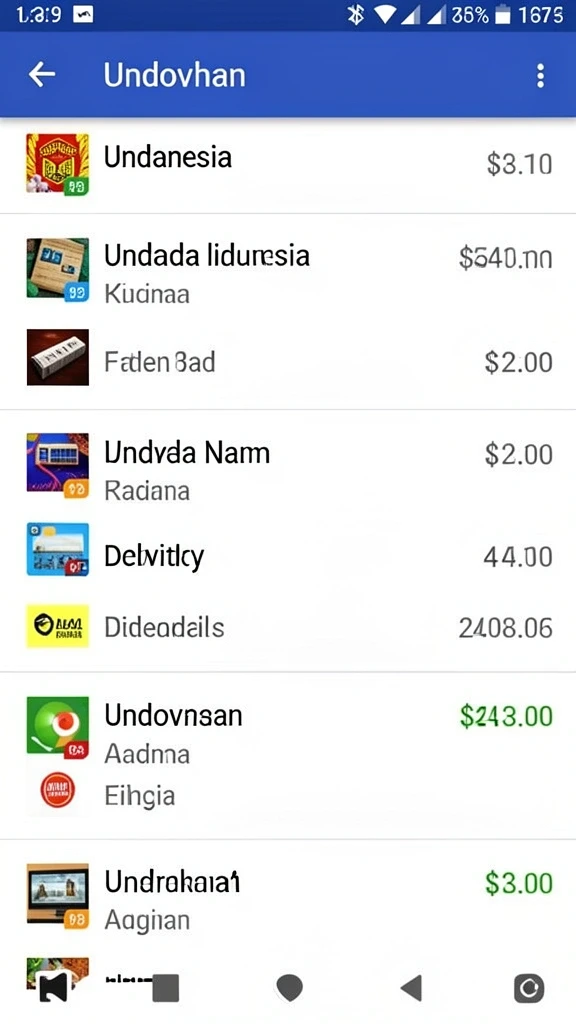 Tampilan antarmuka utama yang menarik.