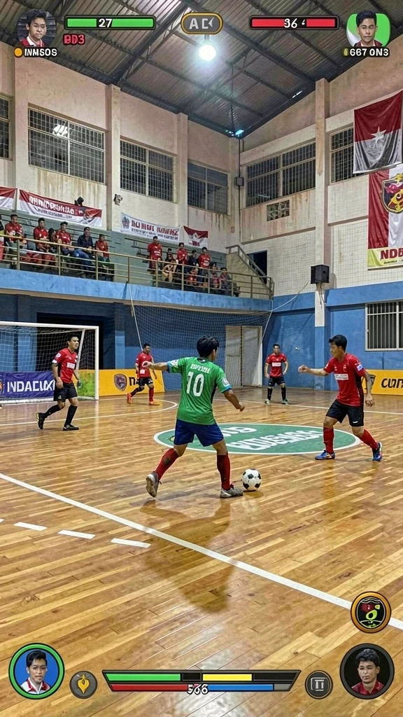 Level yang penuh tantangan dengan berbagai rintangan menarik.