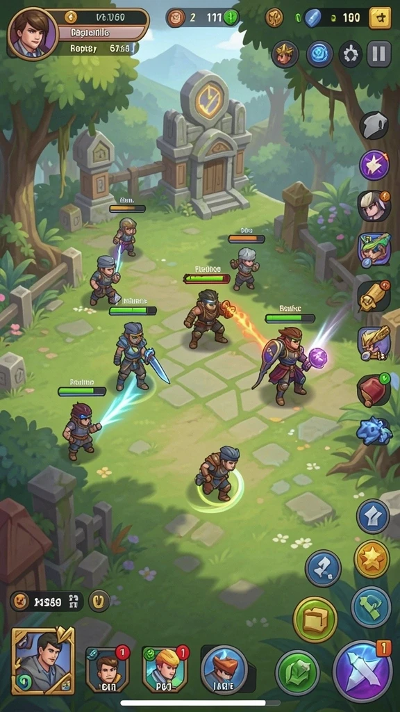 Tampilan grafis yang memukau dalam game.