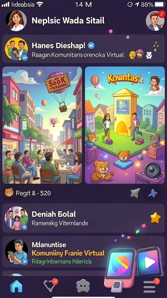 Grafis berkualitas tinggi memberikan pengalaman bermain yang memukau.