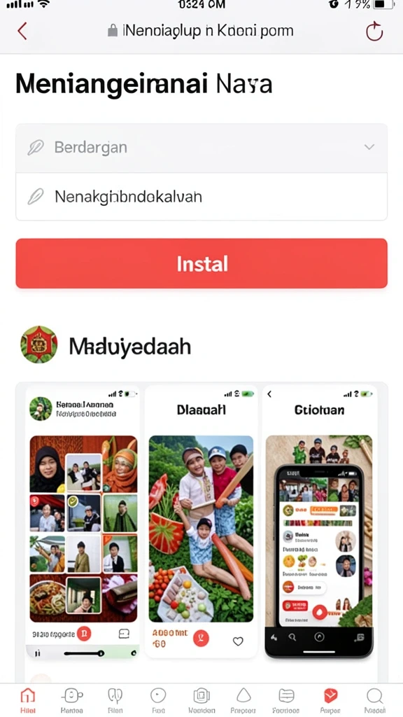 Tampilan antarmuka yang user-friendly.
