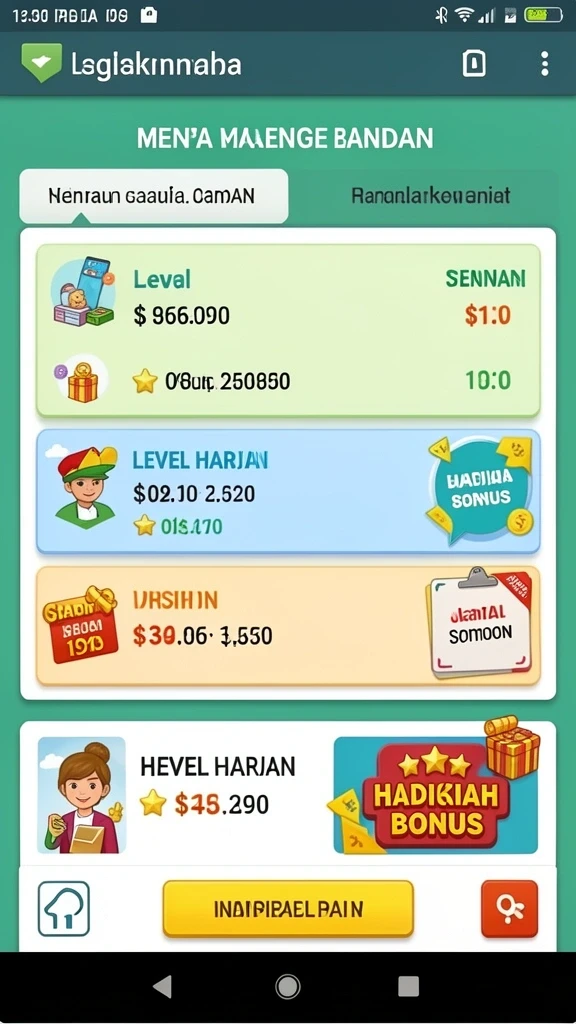 Tampilan awal aplikasi COLOKTOTO yang menarik.