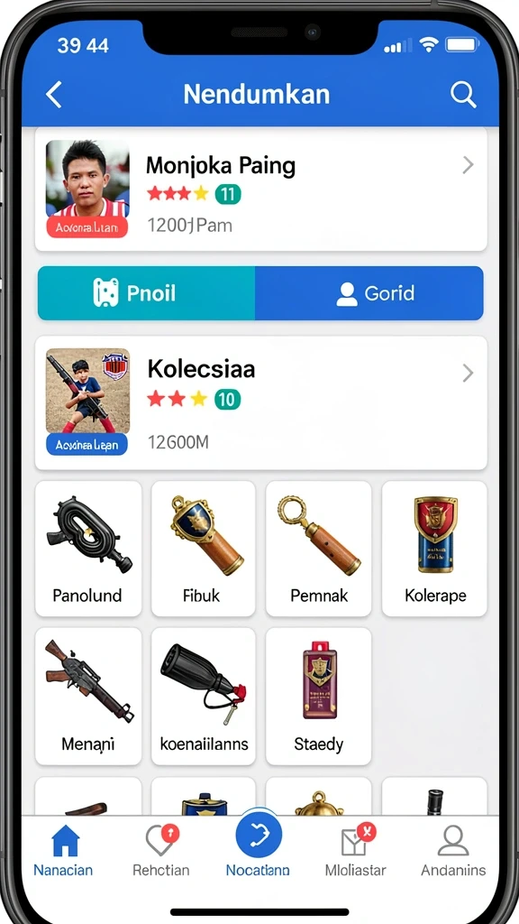 Fitur komunitas yang memungkinkan interaksi antar pemain.