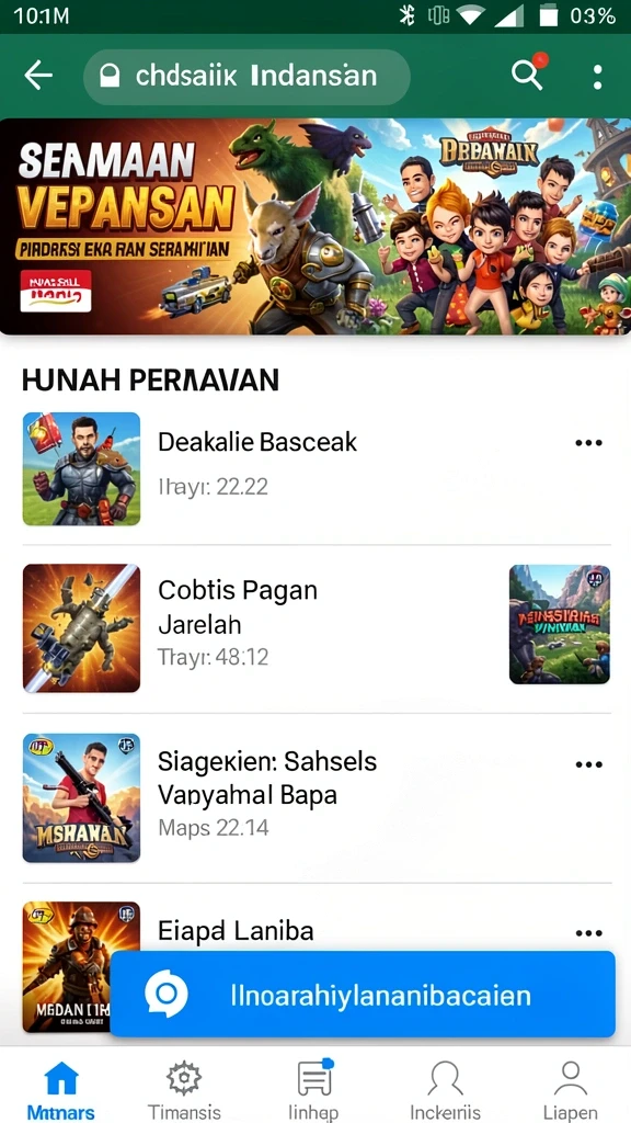 Berinteraksi dengan pemain lain dalam mode multiplayer.