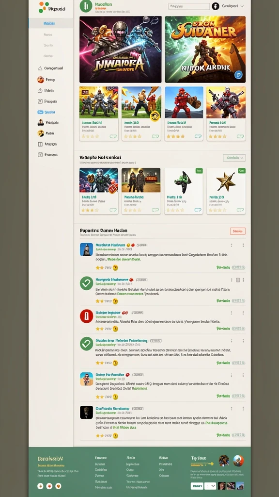 Tampilan antarmuka GEMS365 yang menarik dan user-friendly.