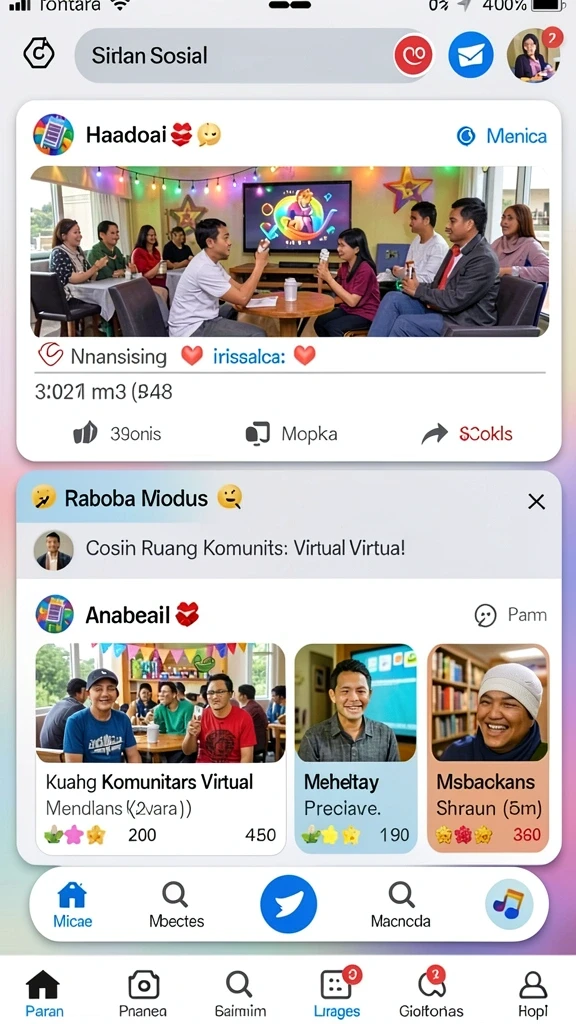 Karakter unik yang dapat Anda pilih.