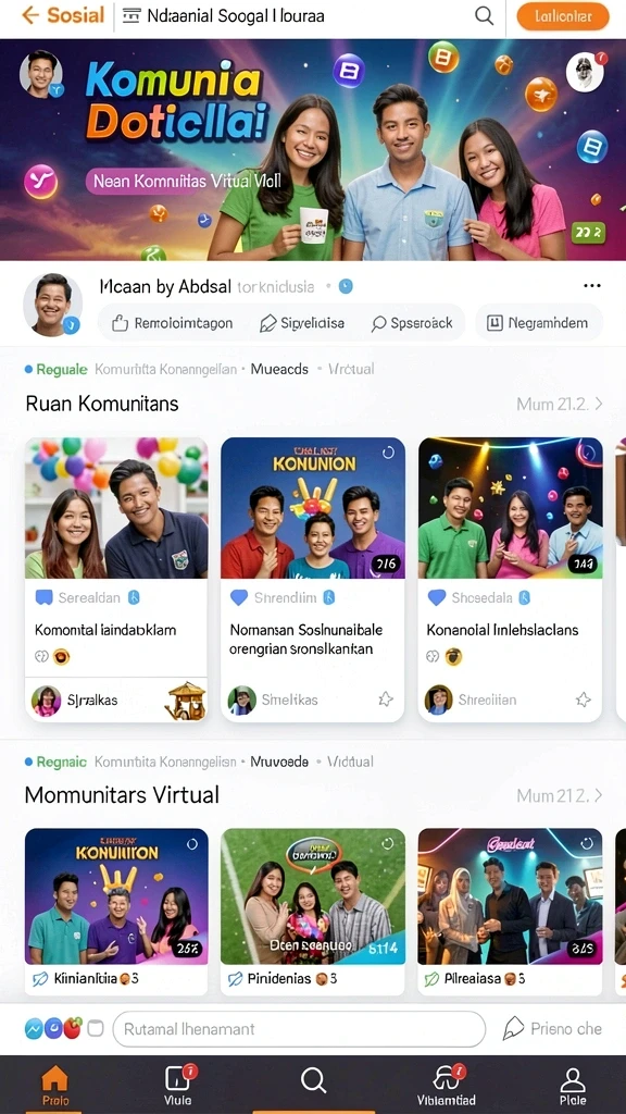 Berbagai karakter unik untuk dipilih.