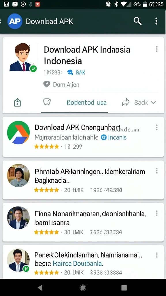 Tampilan menu utama yang menarik dan mudah dinavigasi.