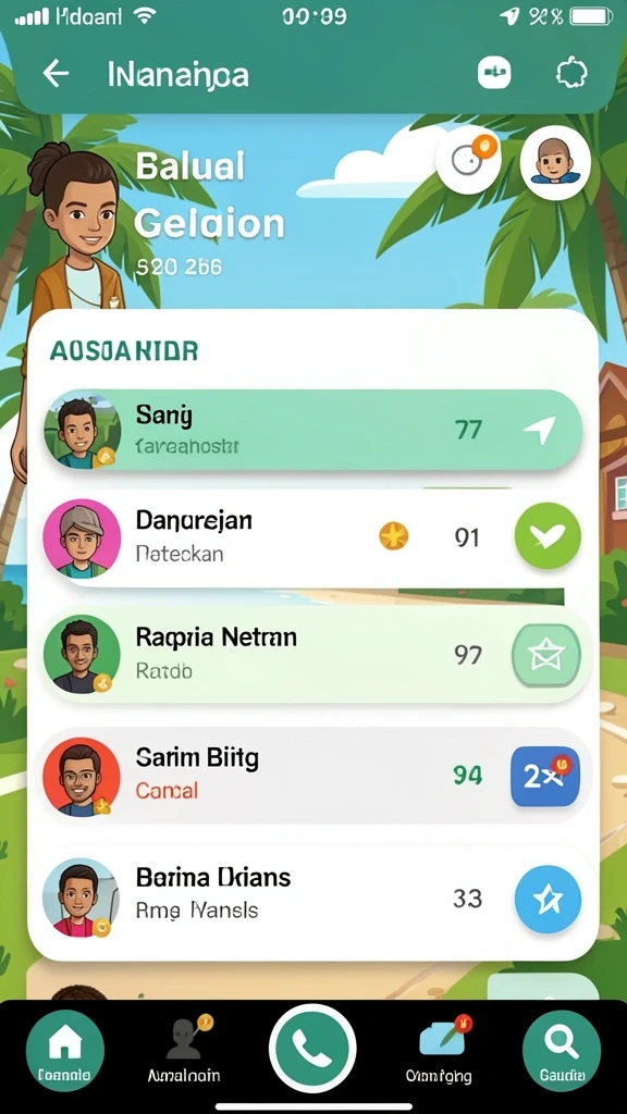 Screenshot menunjukkan tampilan antarmuka yang menarik.