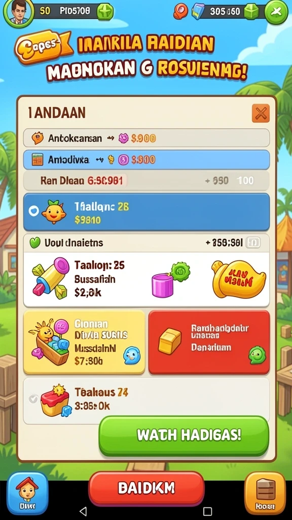 Gameplay seru dan interaktif.