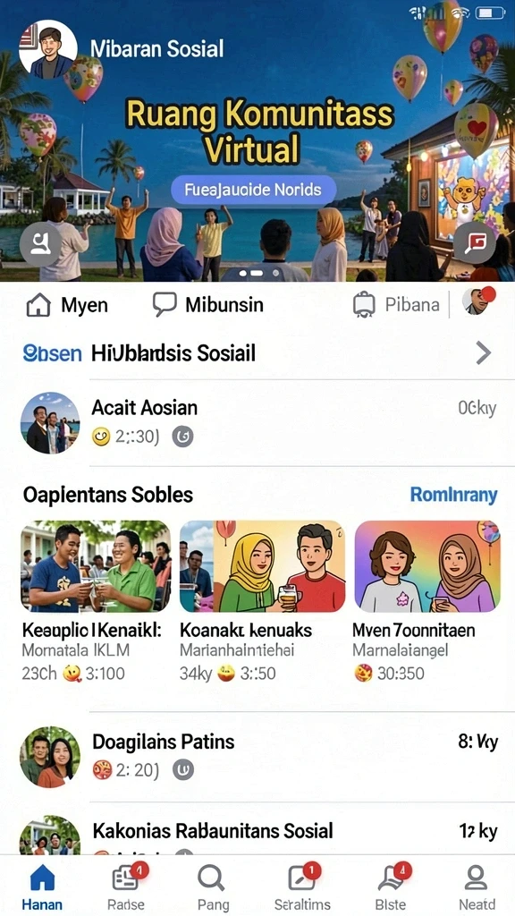 Mode permainan kompetitif yang menggugah semangat.