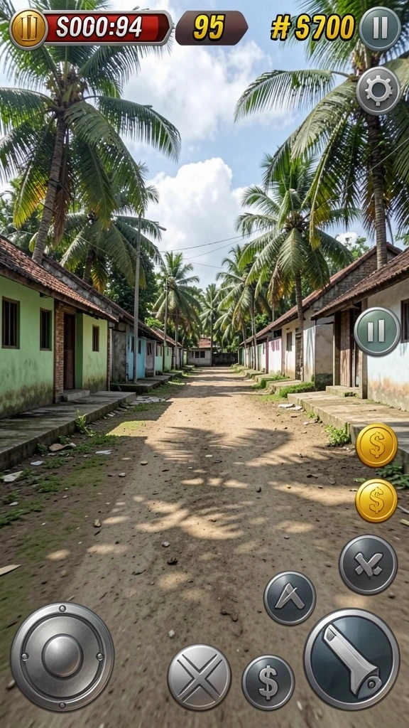 Screenshot fitur bonus yang memberikan putaran gratis kepada pemain.