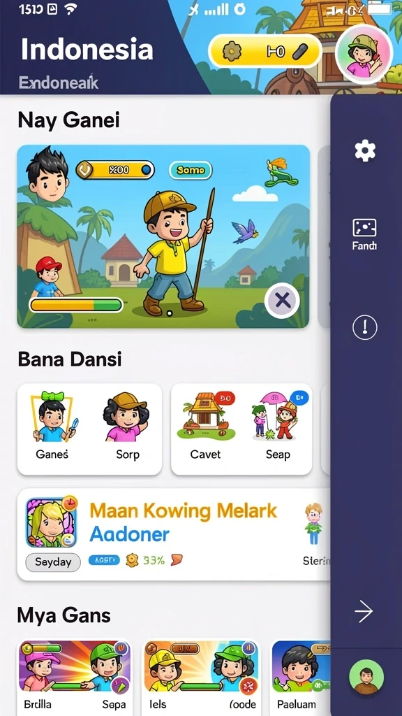 Pengalaman bermain yang seru dan tidak membosankan.