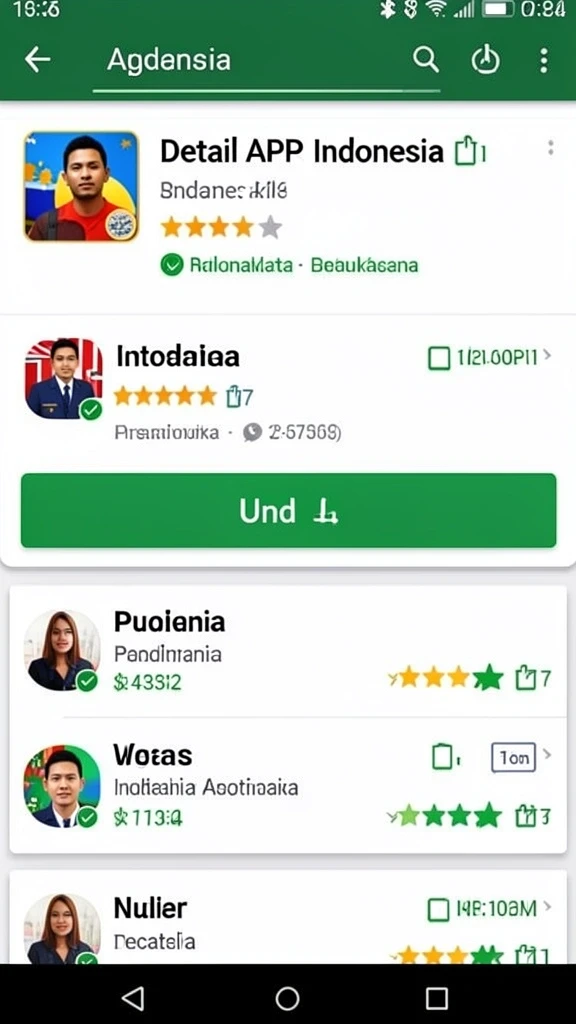 Berbagai pilihan permainan yang tersedia untuk semua pengguna.