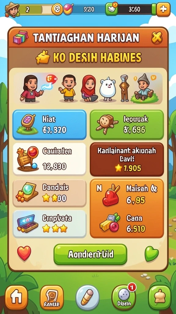Tampilan antarmuka yang user-friendly.