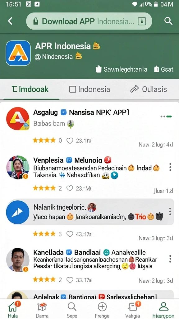 Tampilan antarmuka yang menarik dan user-friendly.