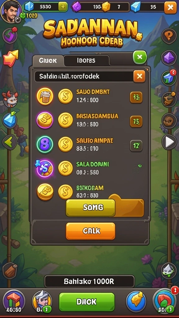 Tampilan antarmuka yang sederhana dan menarik.