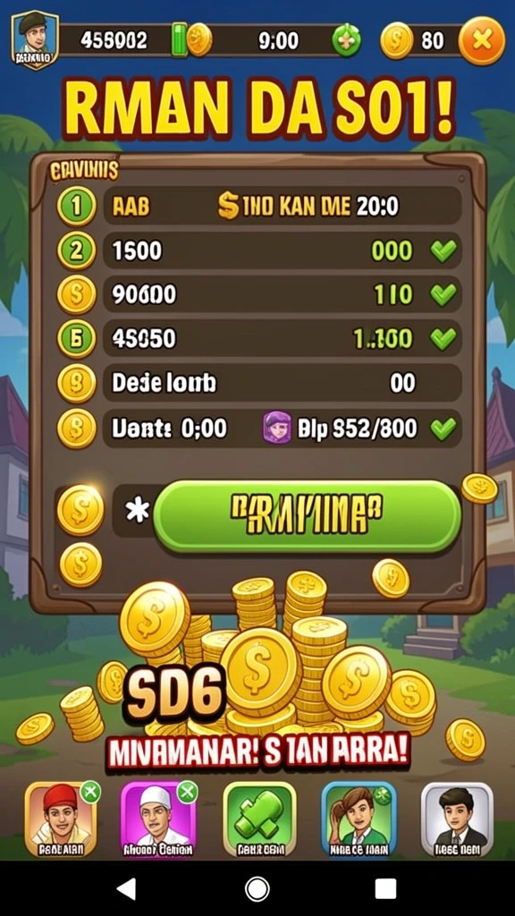 Level menantang dengan grafik terkini.