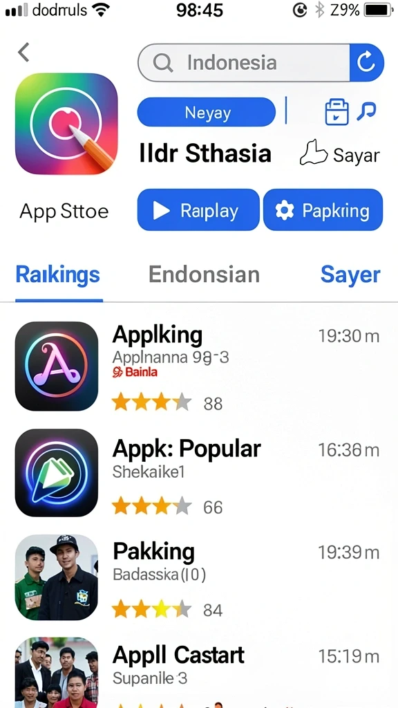Antarmuka aplikasi yang intuitif dan user-friendly.
