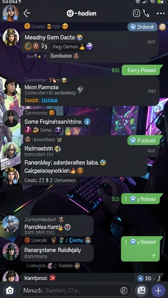 Fitur komunitas untuk berinteraksi dengan pemain lain.
