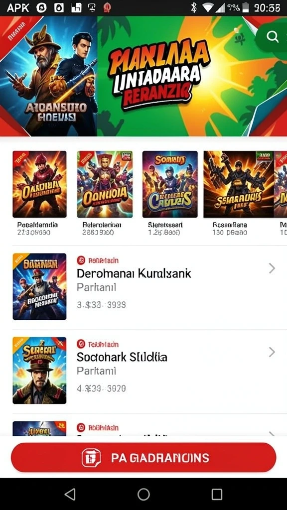 Aksi pertempuran yang mendebarkan dan seru.