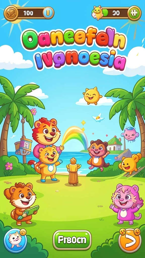 Tampilan awal game yang memukau.