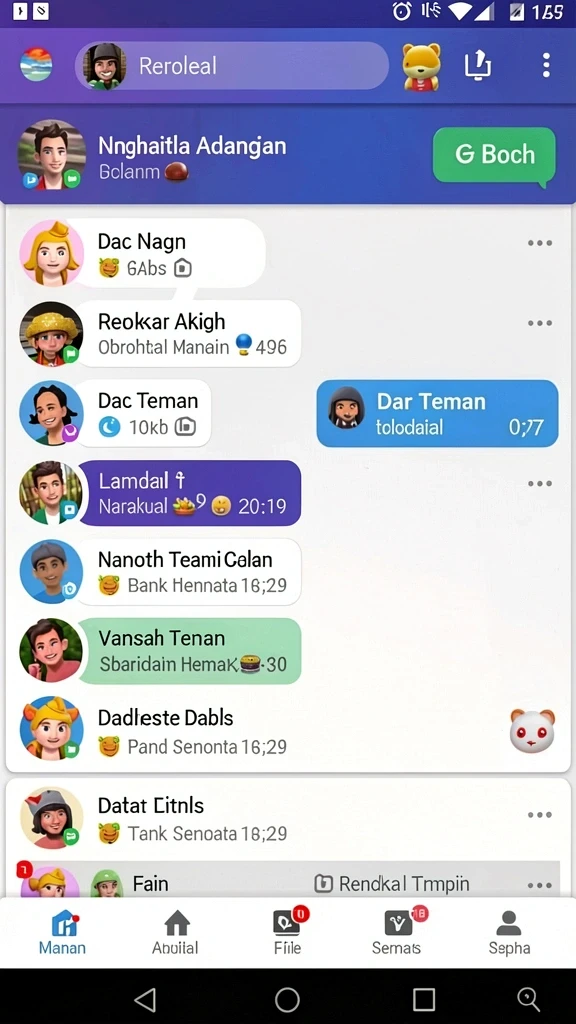 Fitur multiplayer memungkinkan pemain berinteraksi dengan mudah.