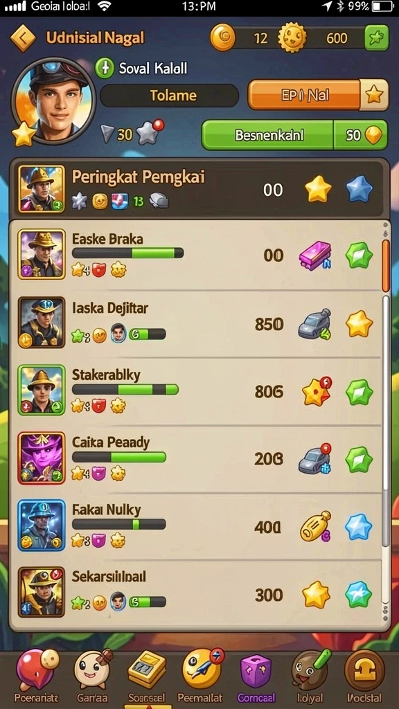 Tampilan antarmuka yang menarik dan mudah digunakan.