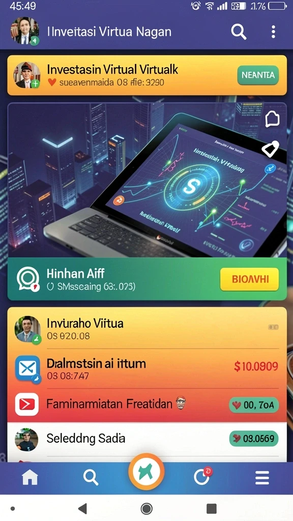 Tampilan antarmuka pengguna yang modern dan menarik.