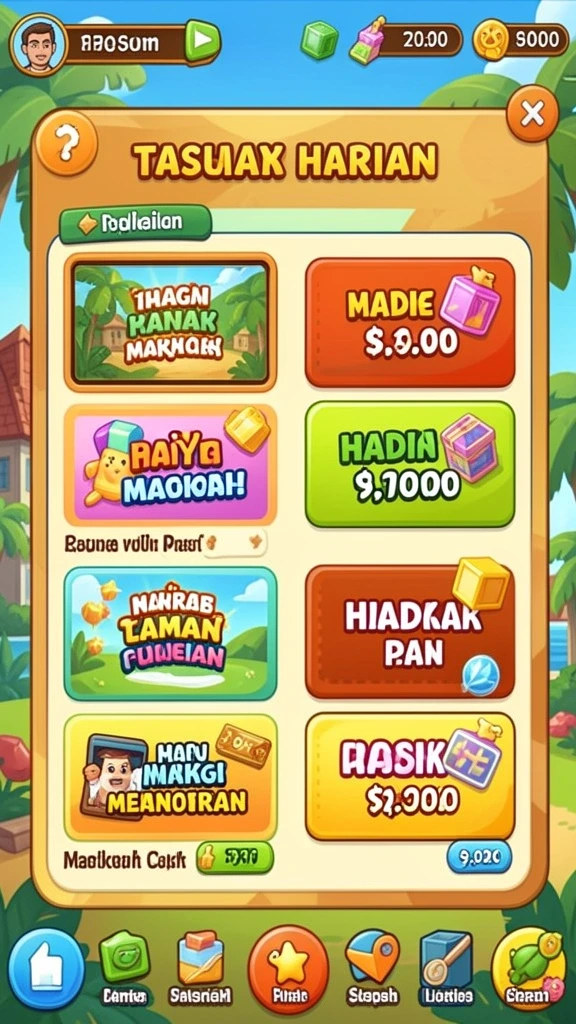 Tampilan antarmuka yang menarik dan mudah dinavigasi.